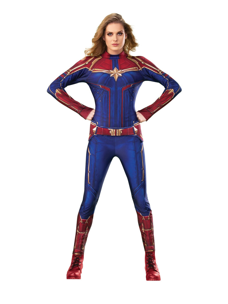 Costumes Australia Captain Marvel Costume Womens Hero Deluxe Suit_1