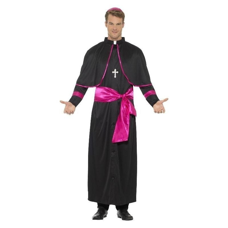 Costumes Australia Cardinal Costume Adult Black_2