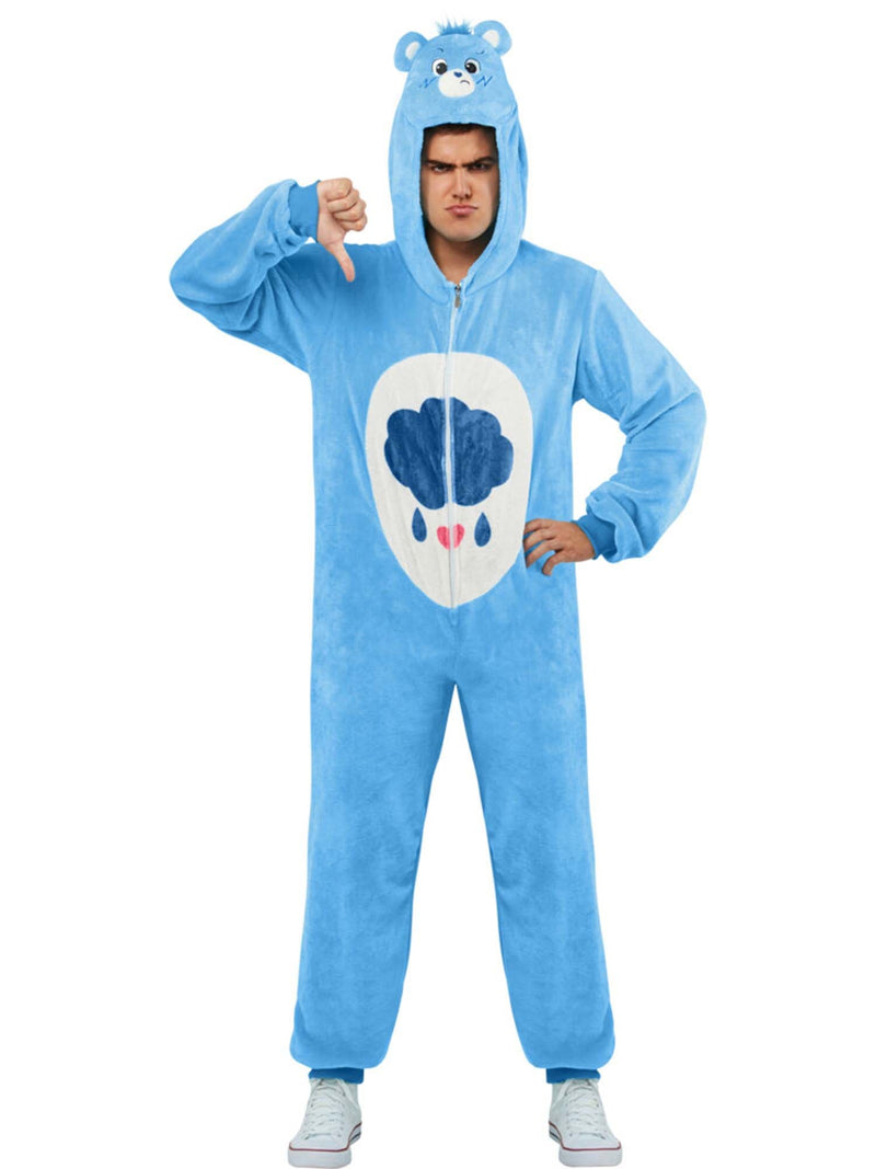 Costumes Australia Care Bears Grumpy Bear Adult Onesie_3