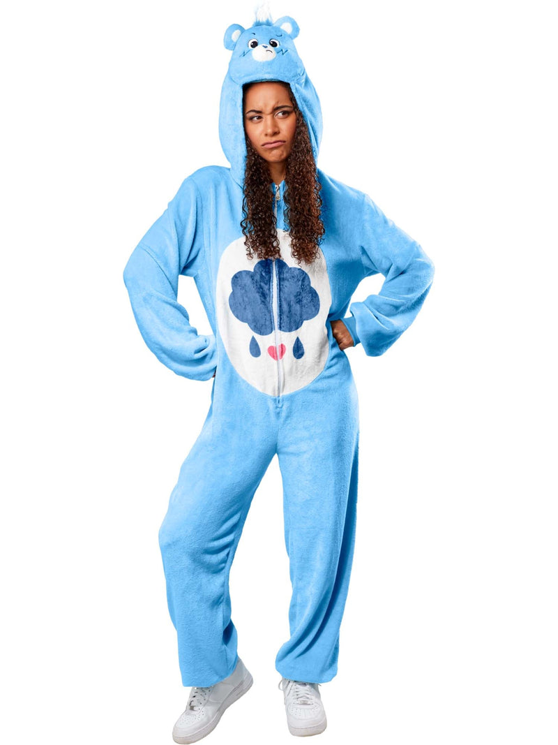 Costumes Australia Care Bears Grumpy Bear Adult Onesie_1