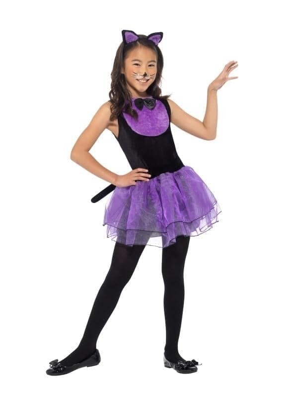 Costumes Australia Cat Costume Child Black Purple_1