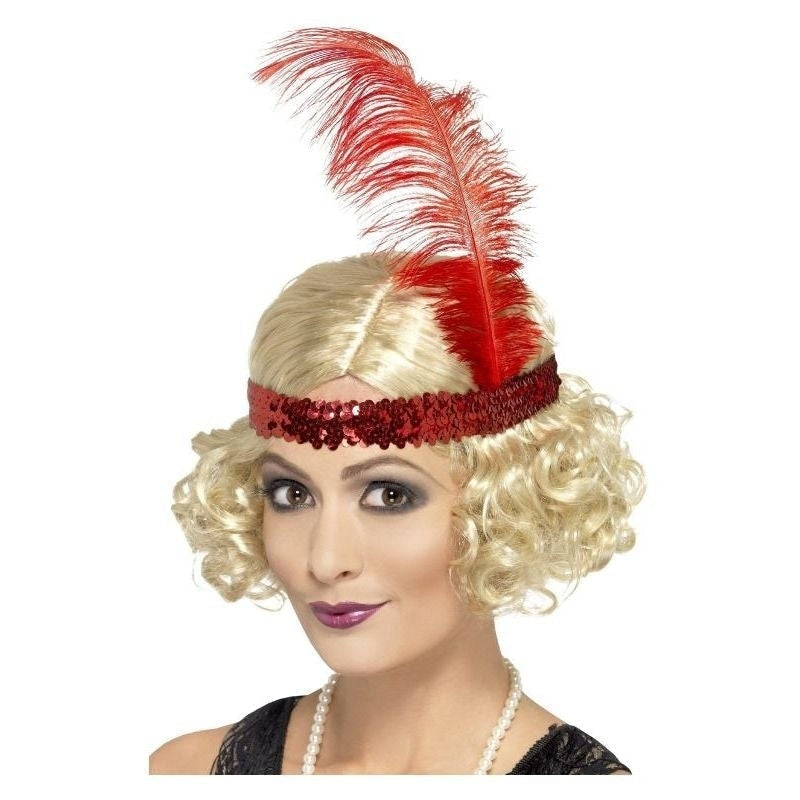 Costumes Australia Charleston Wig Adult Blonde Red_2