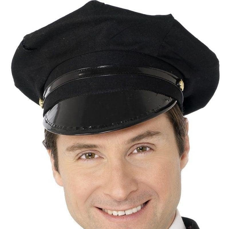 Costumes Australia Chauffeur Hat Adult Black Costume Accessory_1