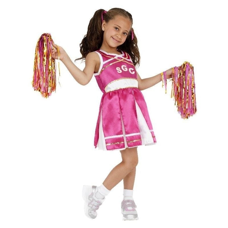 Costumes Australia Cheerleader Costume Child Kids Pink_4