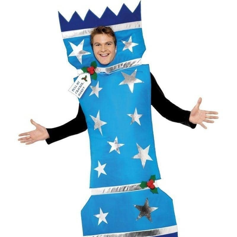 Costumes Australia Christmas Cracker Costume Adult Blue_1