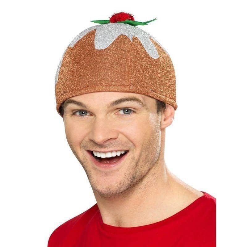 Costumes Australia Christmas Pudding Hat Adult Brown_1