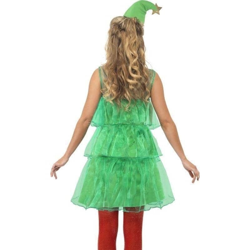 Costumes Australia Christmas Tree Costume Adult Green Red Dress Hat_2