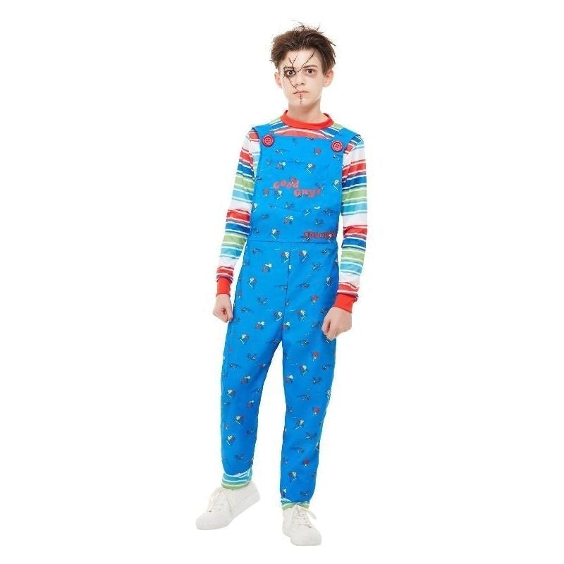 Costumes Australia Chucky Costume Child Blue Dungarees And Top_1