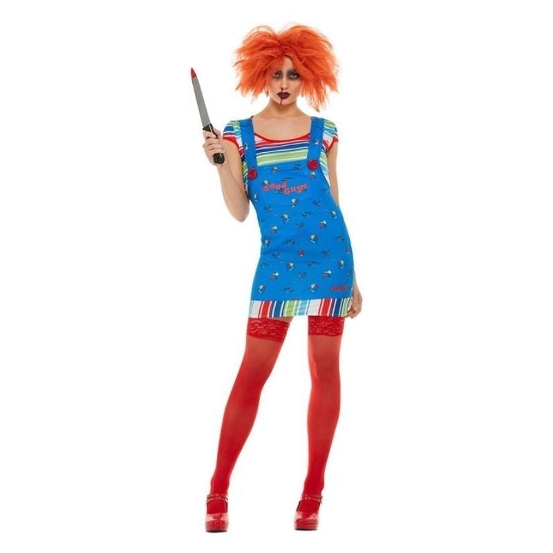 Costumes Australia Chucky Costume Licensed Smiffys Adult Blue_1