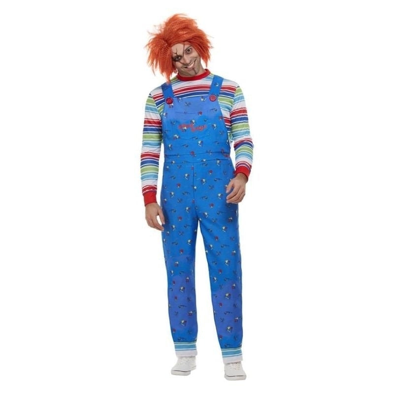 Costumes Australia Chucky Costume Mens Blue Dungarees_1