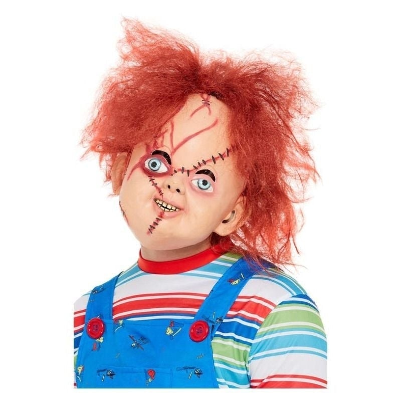 Costumes Australia Chucky Latex Mask Adult with Scars Costume Accessory_1