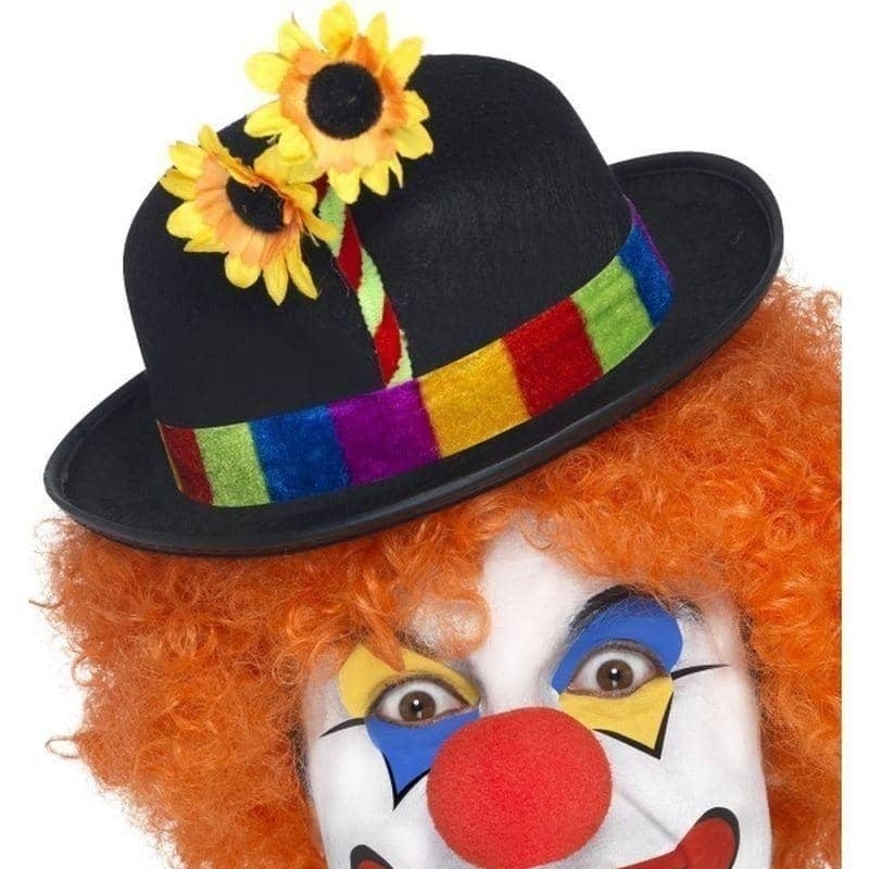 Costumes Australia Clown Bowler Adult Black_1