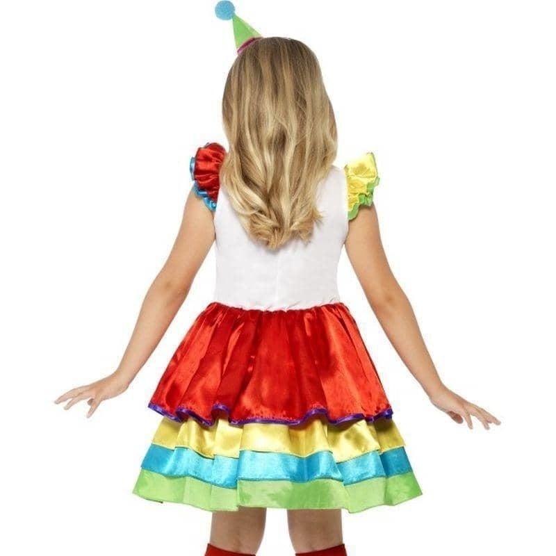 Costumes Australia Clown Girl Deluxe Costume Kids Rainbow_2