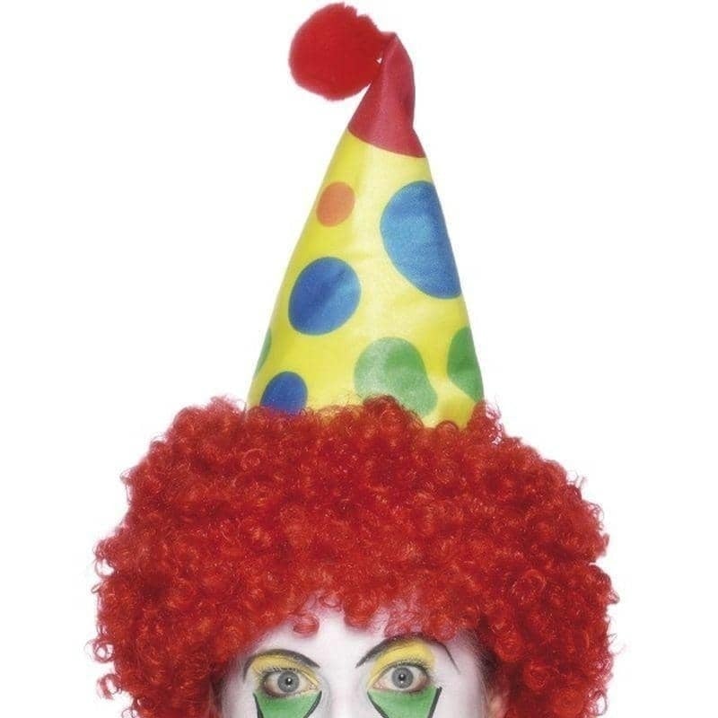 Costumes Australia Clown Hat Adult Red_1