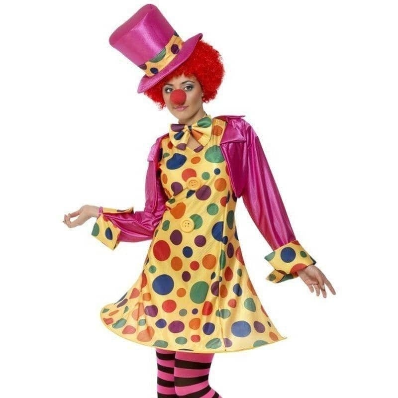 Costumes Australia Clown Lady Costume Polkadot Ladies Dress_2