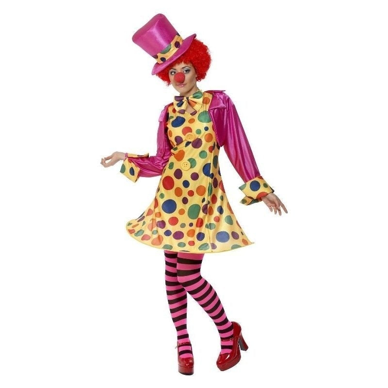 Costumes Australia Clown Lady Costume Polkadot Ladies Dress_1