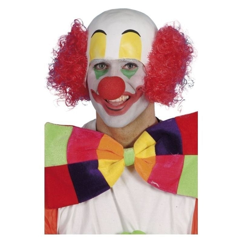 Costumes Australia Clown Rubber Top Wig Adult Red_2