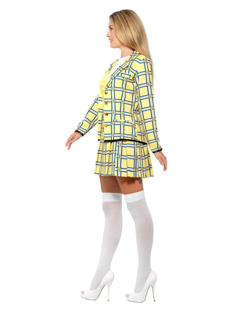 Costumes Australia Clueless Cher Costume Adult Yellow Jacket Top Skirt Knee High Stocking_3