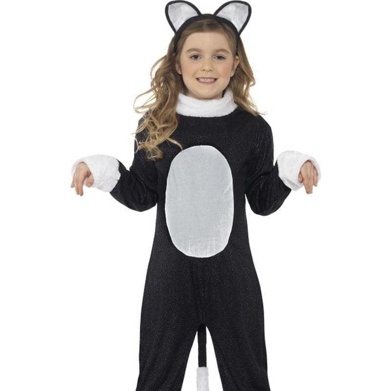 Costumes Australia Cool Cat Costume Kids Black White_1