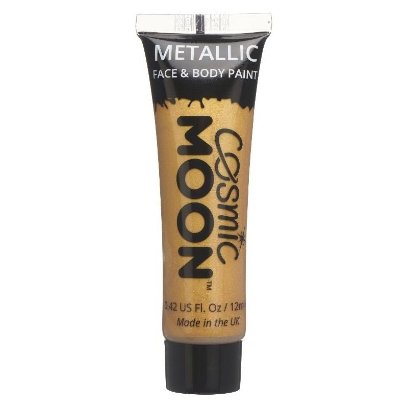 Costumes Australia Cosmic Moon Metallic Face & Body Paint Single, 12ml Costume Make Up_2