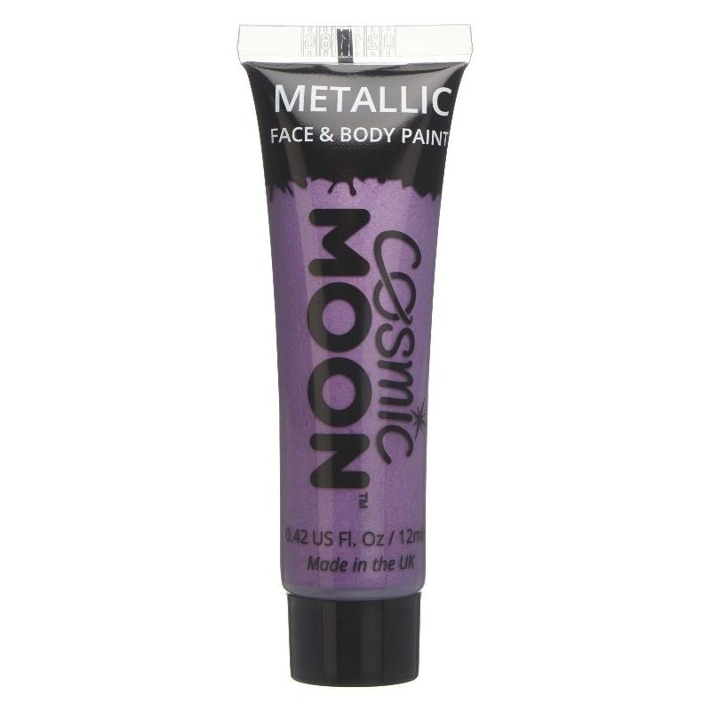 Costumes Australia Cosmic Moon Metallic Face & Body Paint Single, 12ml Costume Make Up_5