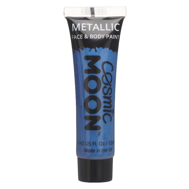 Costumes Australia Size Chart Cosmic Moon Metallic Face & Body Paint Single, 12ml Costume Make Up