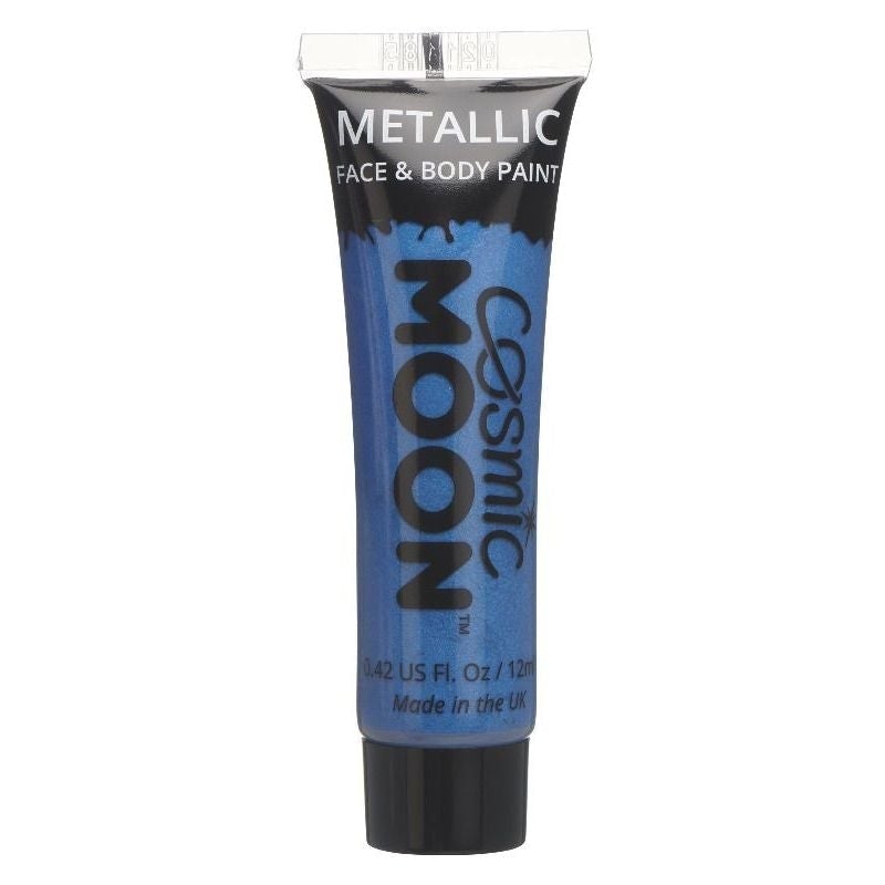 Costumes Australia Cosmic Moon Metallic Face & Body Paint Single, 12ml Costume Make Up_1