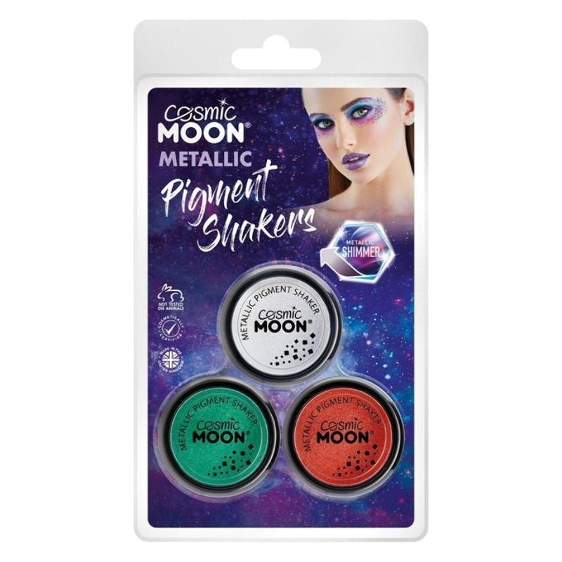 Costumes Australia Cosmic Moon Metallic Pigment Shaker Clamshell, 5g 3 Colour Pack Costume Make Up_2