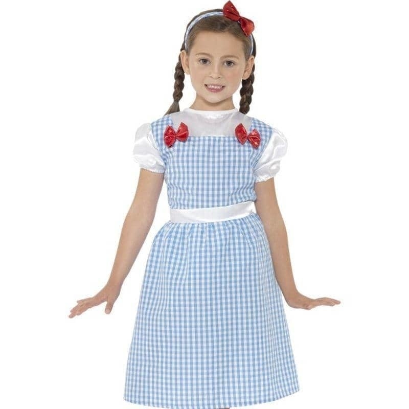 Costumes Australia Country Girl Costume Kids Blue_1