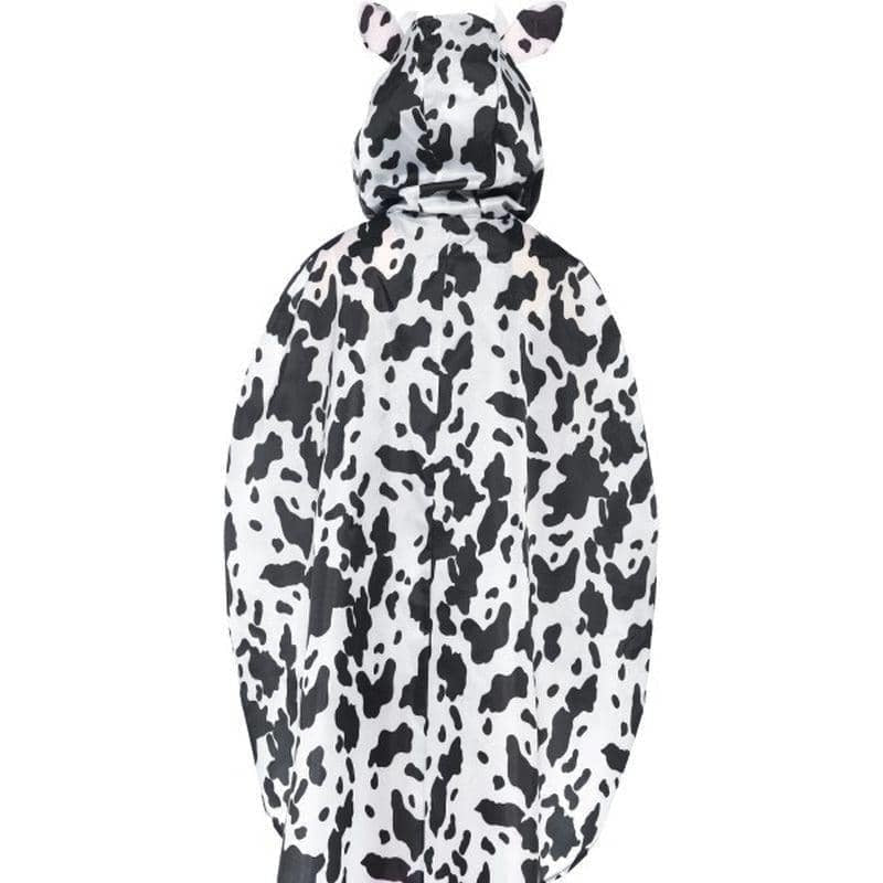 Costumes Australia Cow Party Poncho Adult White Black Drawstring Bag_3