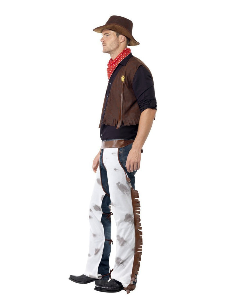 Costumes Australia Cowboy Costume Adult Wild West Brown_3