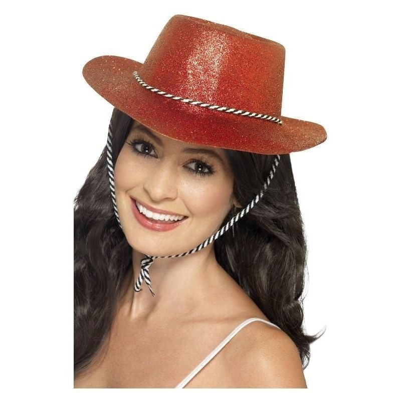 Costumes Australia Size Chart Cowboy Red Glitter Hat Adult