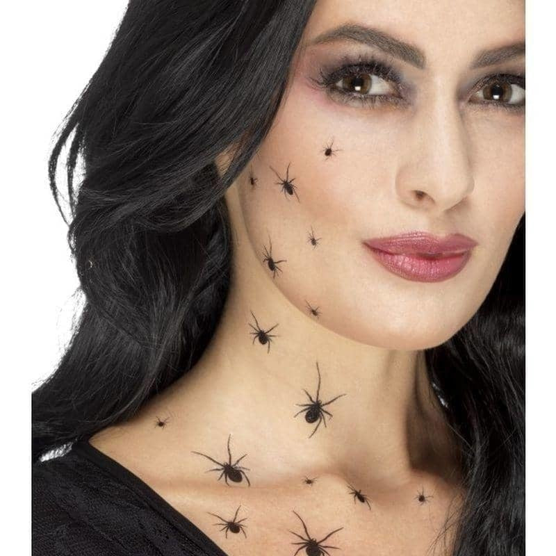 Costumes Australia Size Chart Crawling Spider Tattoo Transfers Adult Black