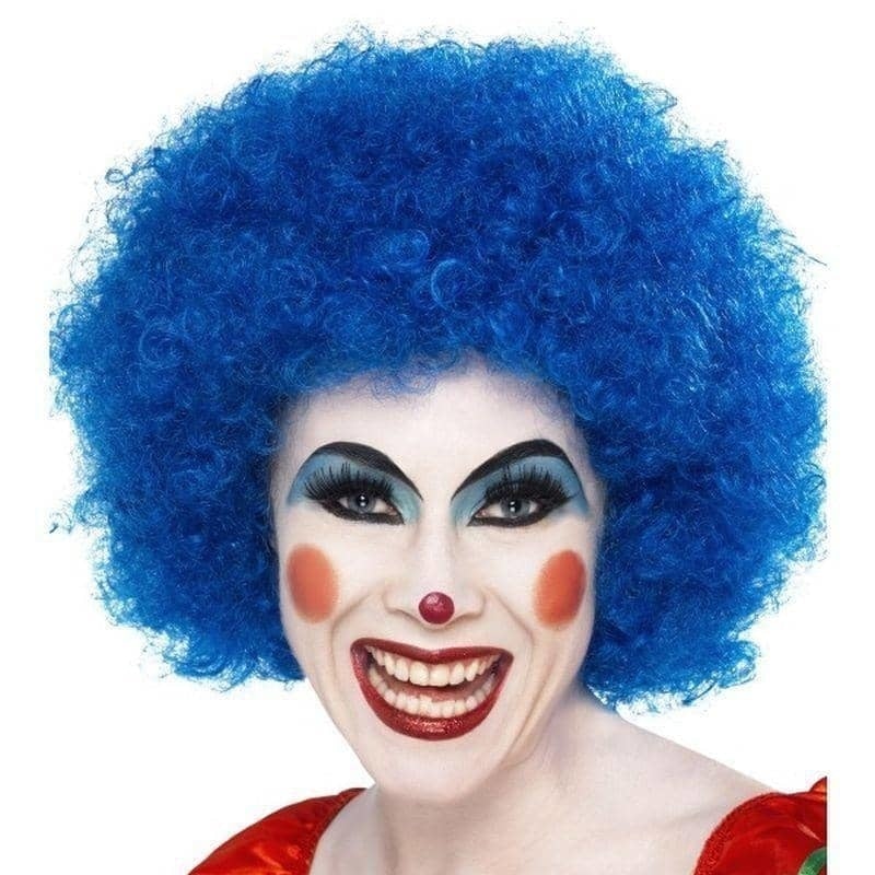 Costumes Australia Crazy Clown Wig Adult Blue_1