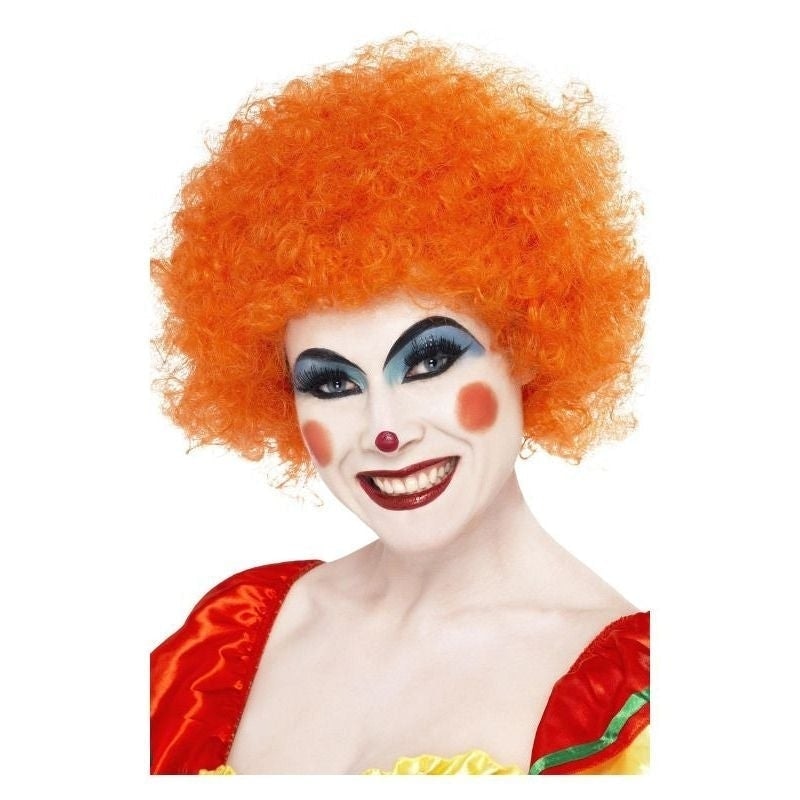 Costumes Australia Crazy Clown Wig Adult Orange_2