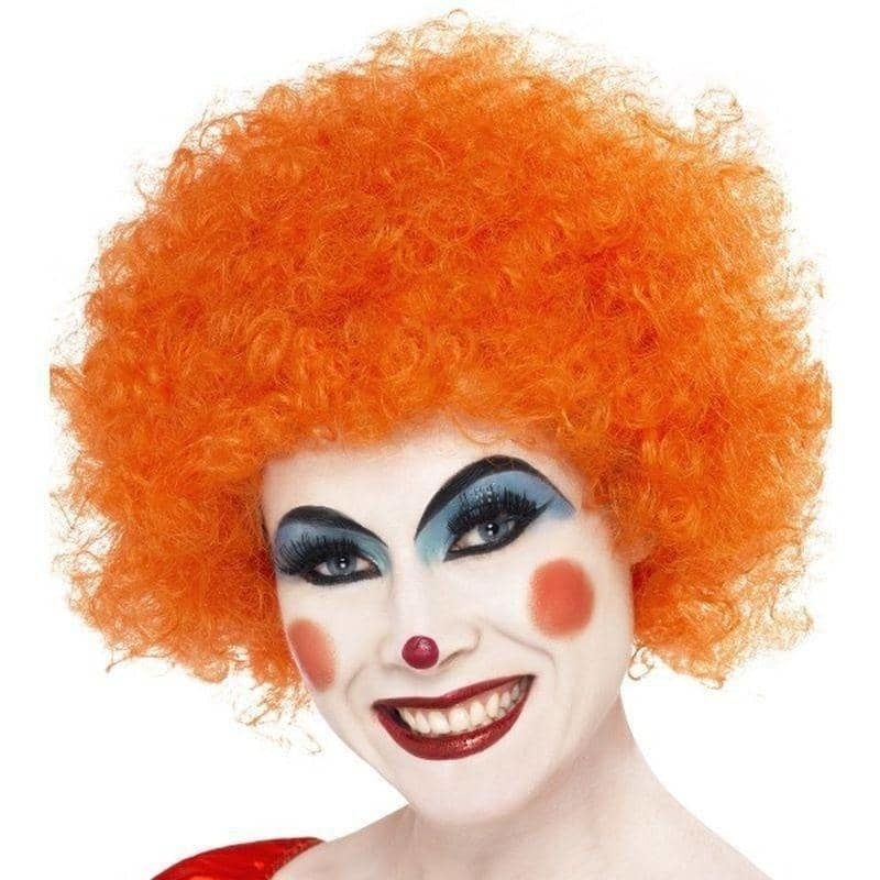 Costumes Australia Crazy Clown Wig Adult Orange_1