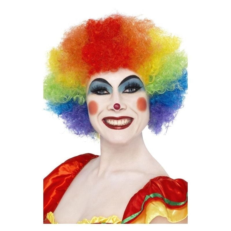 Costumes Australia Crazy Clown Wig Adult Rainbow_2