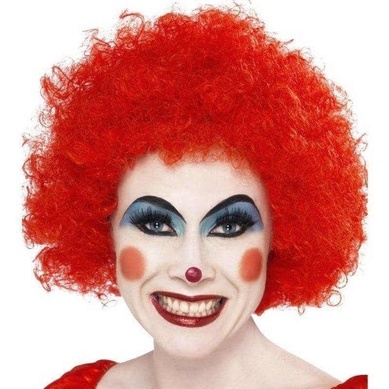 Costumes Australia Crazy Clown Wig Adult Red_1