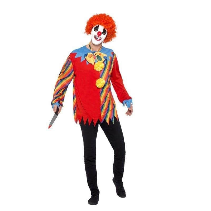 Costumes Australia Creepy Clown Kit Adult Multi_1