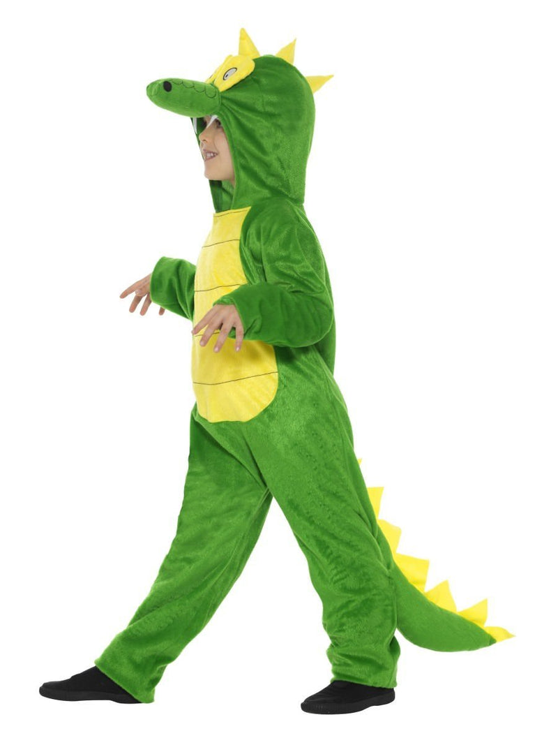 Costumes Australia Crocodile Costume Deluxe Kids Hooded Jumpsuit Green_3