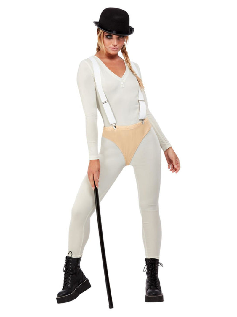 Costumes Australia Cult Classic Costume Ladies White Bodysuit_2