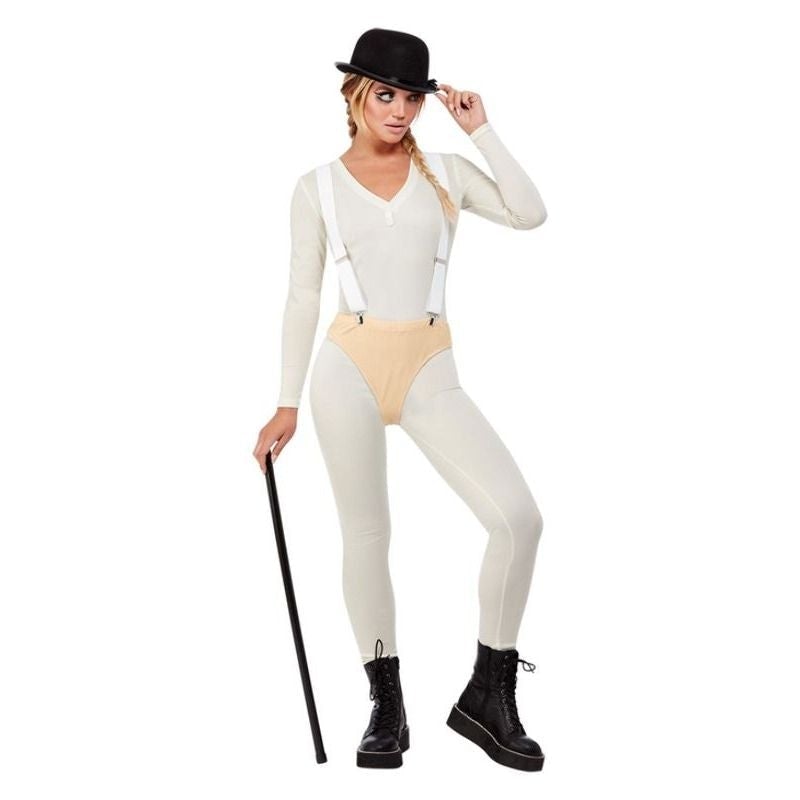 Costumes Australia Cult Classic Costume Ladies White Bodysuit_1