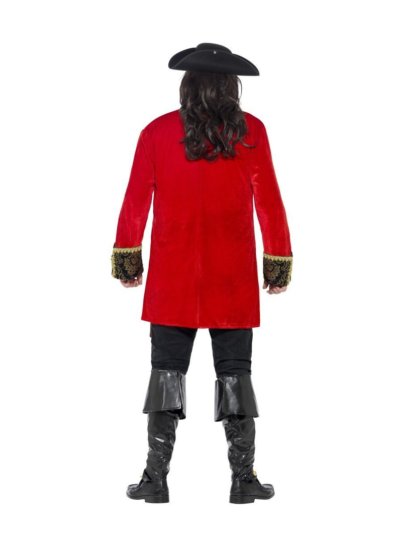 Costumes Australia Curves Pirate Captain Costume Adult Extra Large Red Velour_3