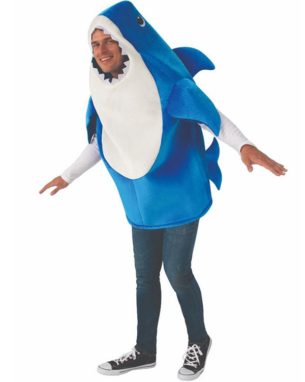 Costumes Australia Daddy Shark Adult Blue Costume_2