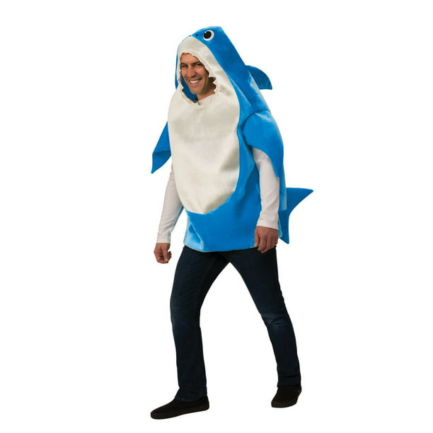 Costumes Australia Daddy Shark Adult Blue Costume_3