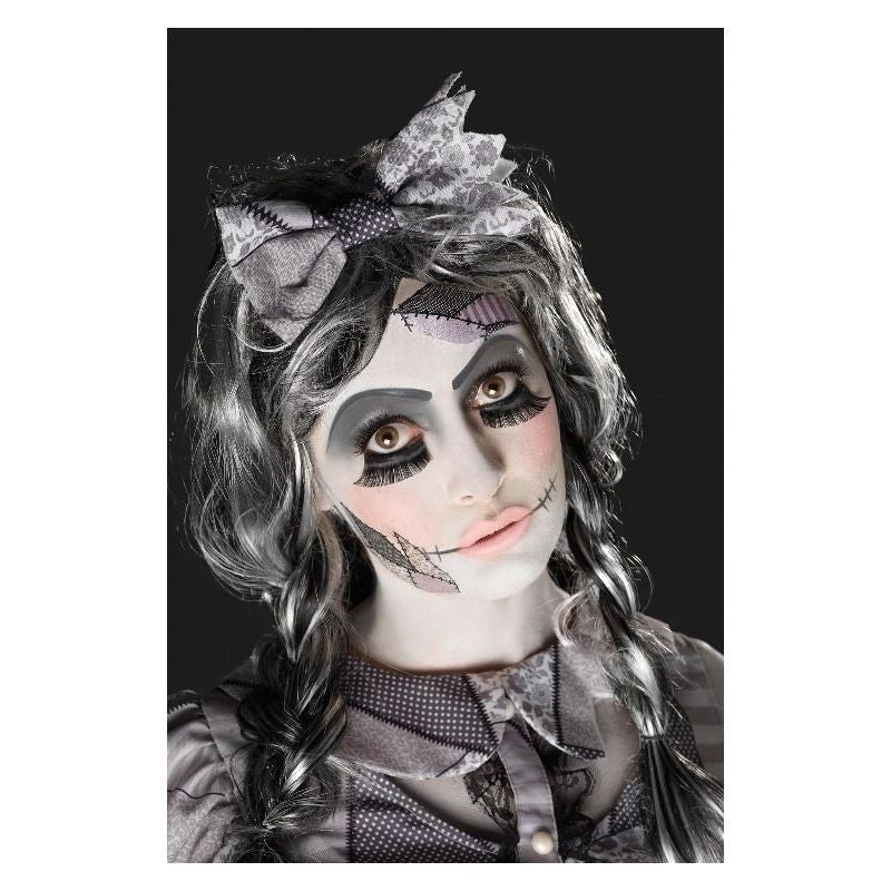 Costumes Australia Size Chart Damaged Doll Make Up Kit Aqua Adult Black