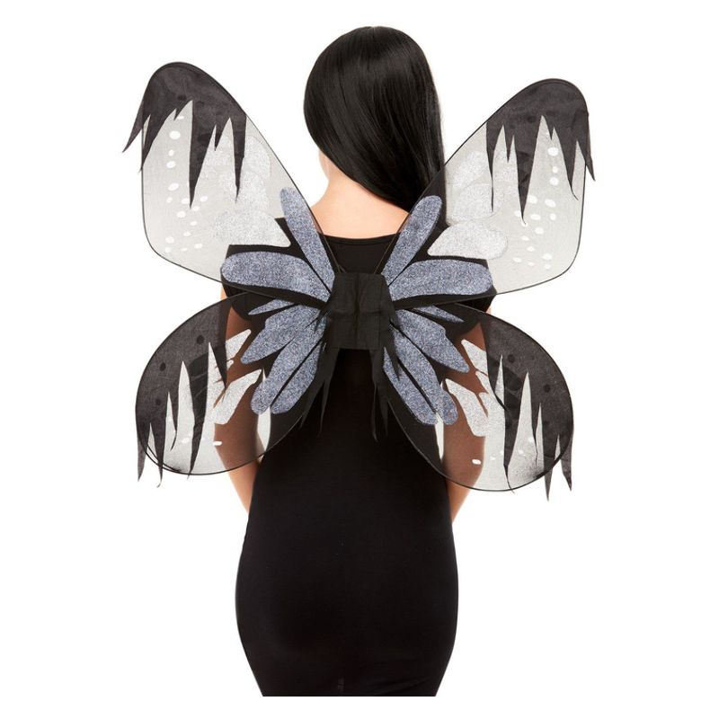 Costumes Australia Dark Botanicals Moth Wings Grey Adult_1