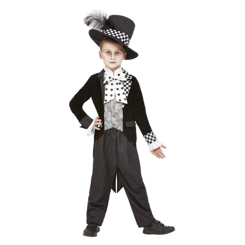 Costumes Australia Dark Mad Hatter Boys Costume and Hat_2