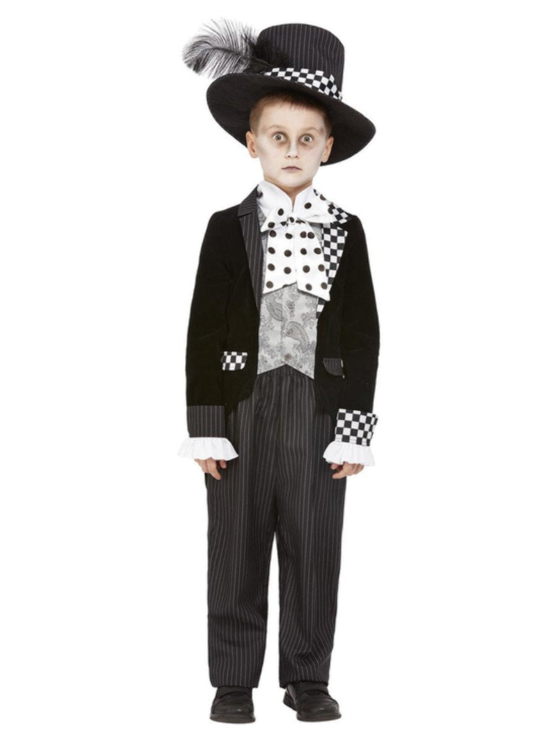 Costumes Australia Dark Mad Hatter Boys Costume and Hat_3