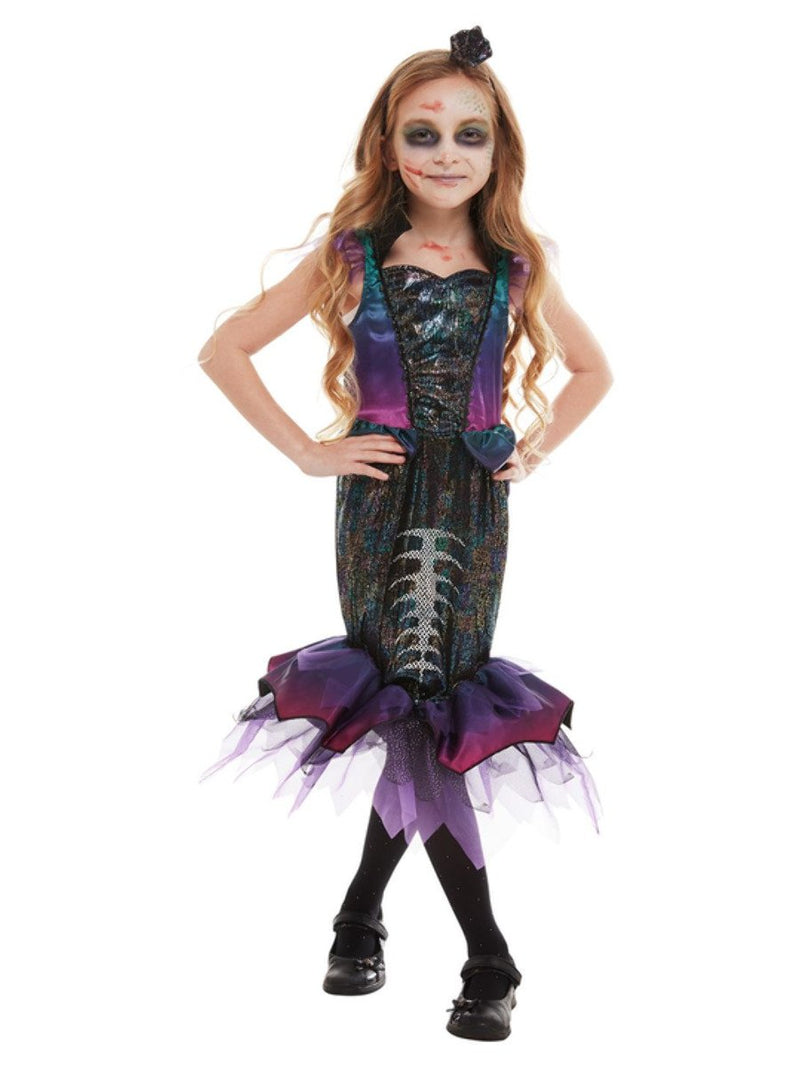 Costumes Australia Dark Mermaid Costume Child Purple Fishtail Dress_2